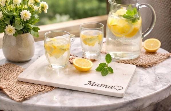 Mama’s Kitchen Marble Board – A Slice of Love
