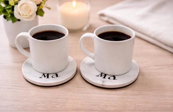 Sip in Style, Love in Every Letter – MOM Coasters