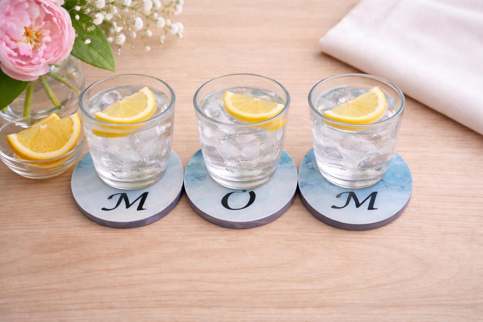MOM Luxe Porcelain Coasters