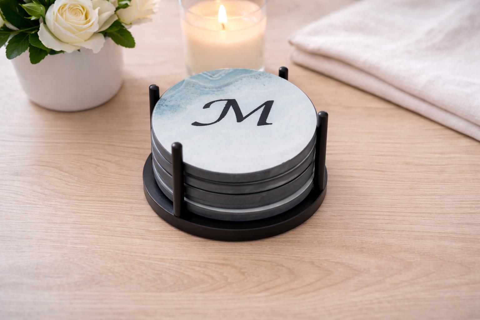 MOM Luxe Porcelain Coasters
