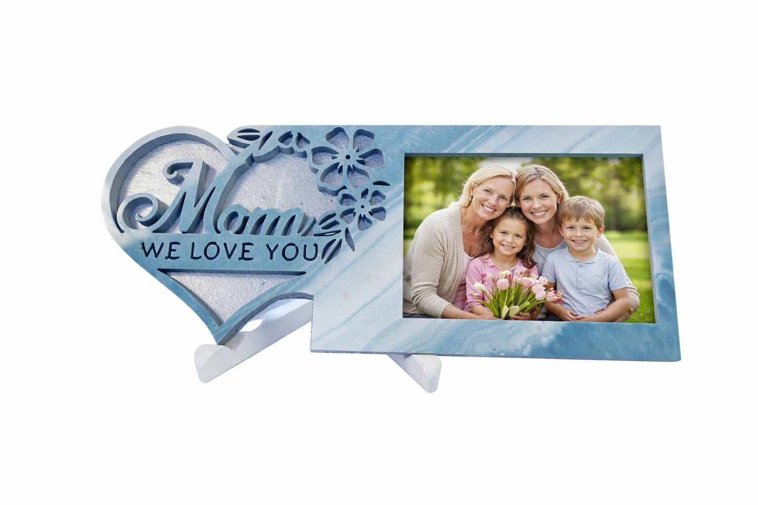 Mom, We Love You – Heartfelt Keepsake Photo Frame