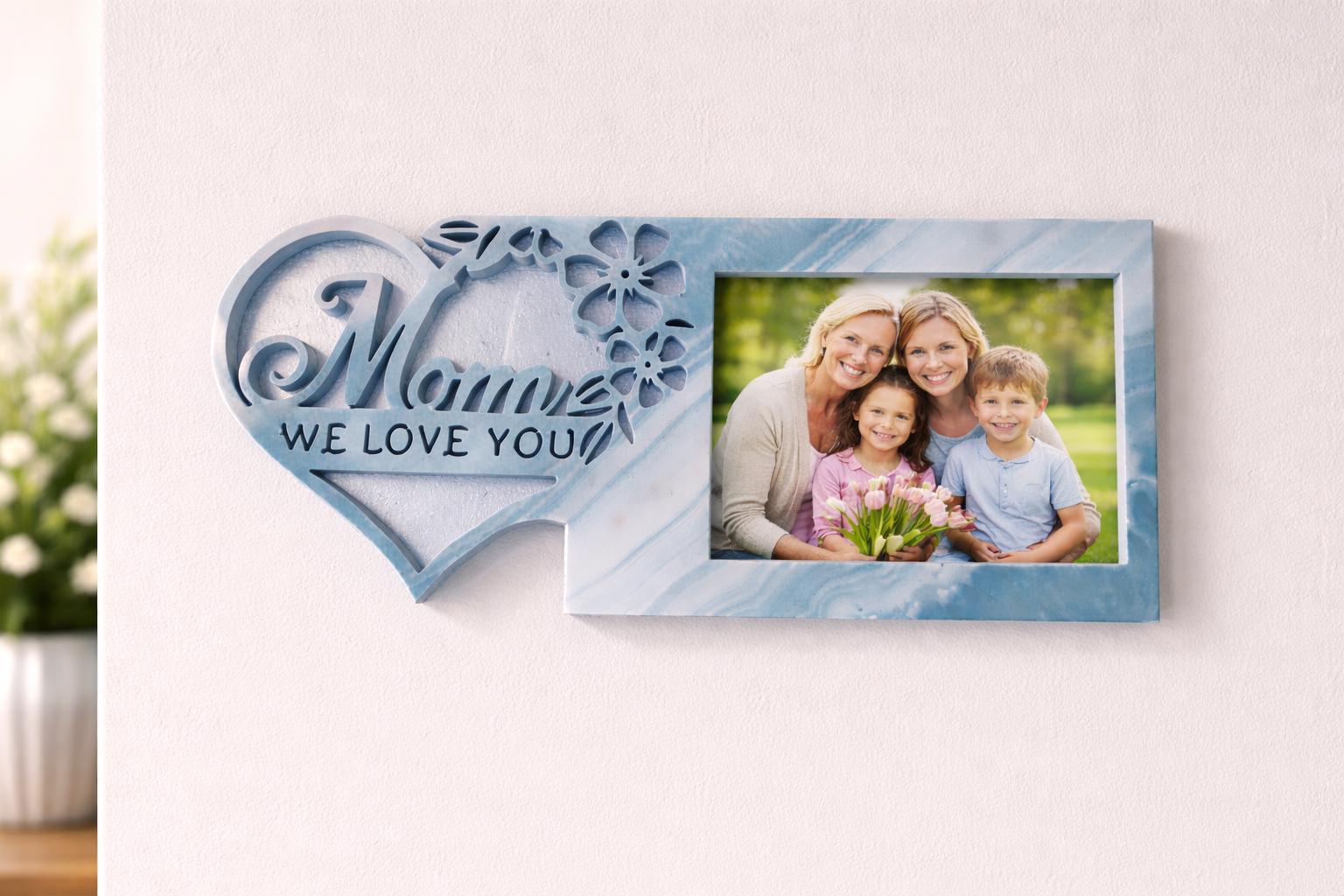 Mom, We Love You – Heartfelt Keepsake Photo Frame